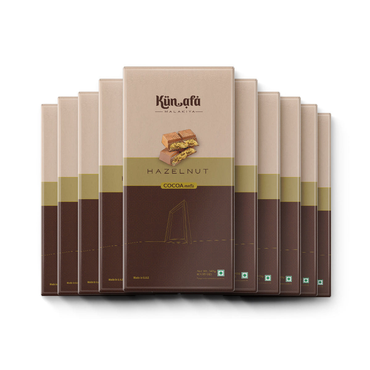 Kunafa Hazelnut Chocolate