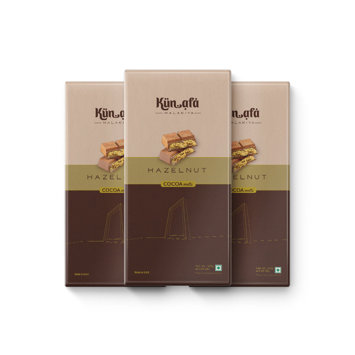 Kunafa Hazelnut Chocolate