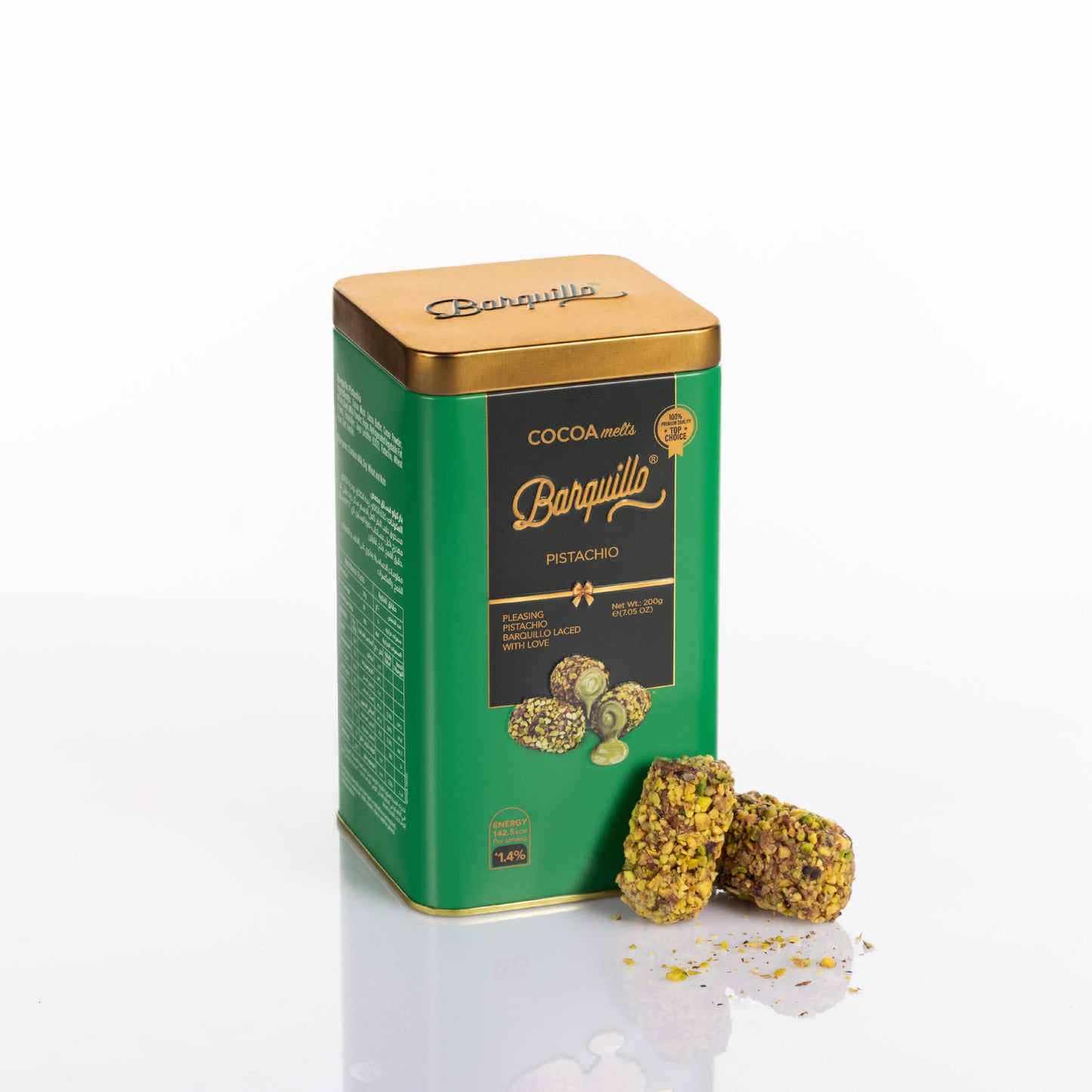 Barquillo Pistachio Chocolate - Tin