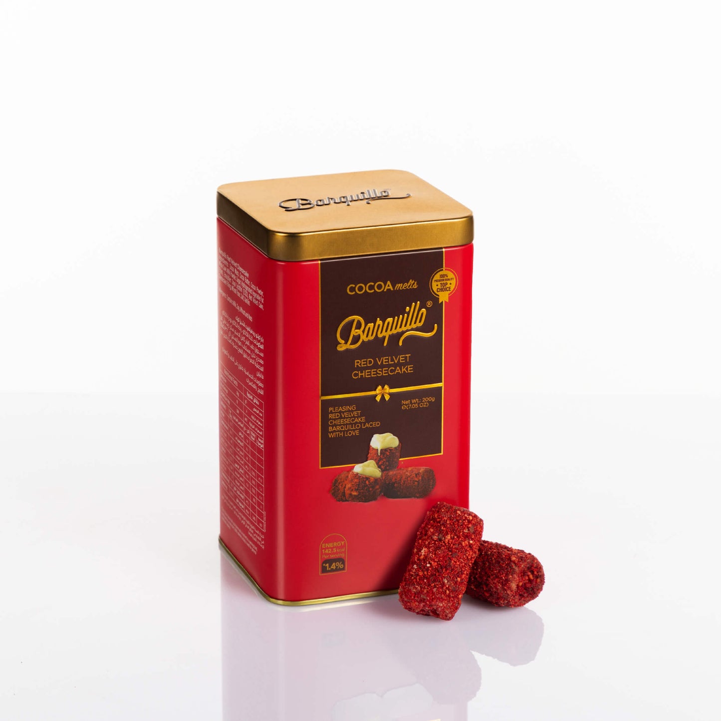 Barquillo Red Velvet Cheesecake Chocolate - Tin