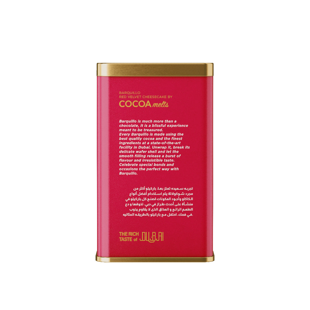 Barquillo Red Velvet Cheesecake Chocolate - Tin